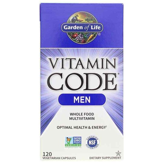 Vitamin Code Men Raw Whole Food Multivitamin, GOL